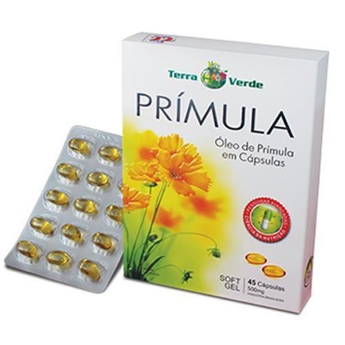 ÓLEO DE PRÍMULA 500 MG 45 CÁPSULAS - TERRA VERDE