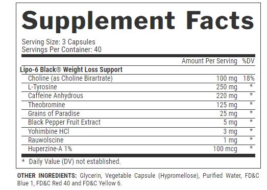 TERMO...LIPO-6- POTENCY-120 CÁPSULAS-NUTREX