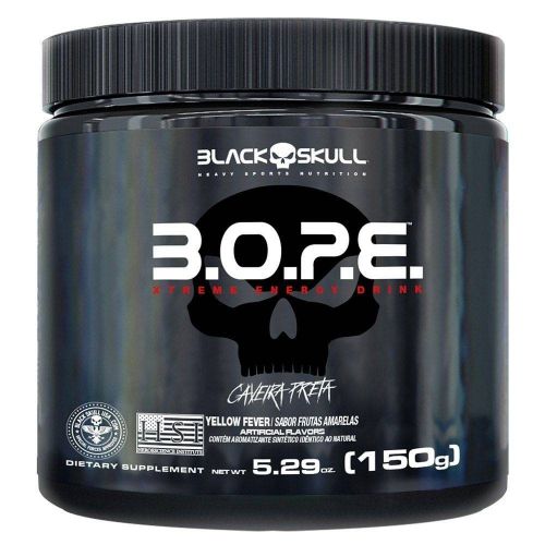 WHEY 900 GR + BCAA 100 CAPSULAS + BOPE PRE-TREINO - BLACK SKULL