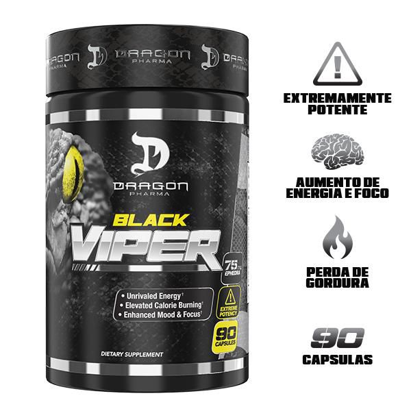 VIPER BLACK| 90 CÁPSULAS -DRAGON PHARMA