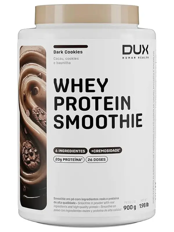 WHEY PROTEIN SMOOTHIE DARK COOKIES 900 GR - DUX NUTRITION
