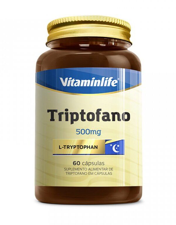 TRIPTOFANO 500 MG 60 CÁPSULAS - VITAMINLIFE