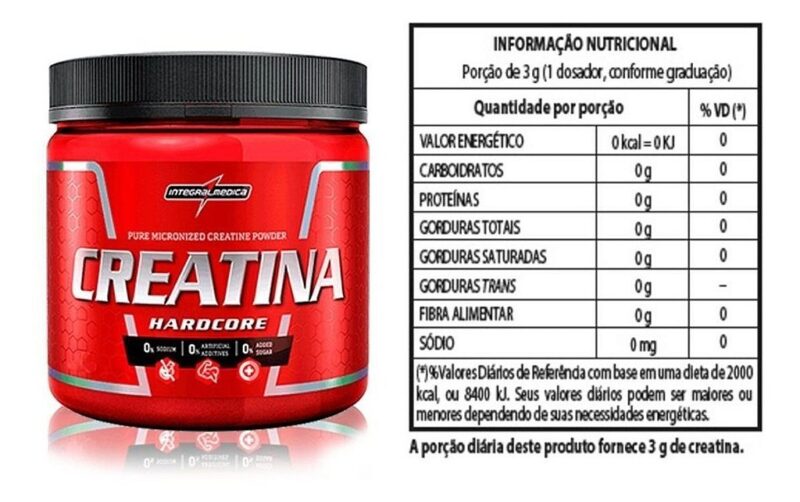 CREA 300 HARDCORE GRAMAS - INTEGRAL MÉDICA