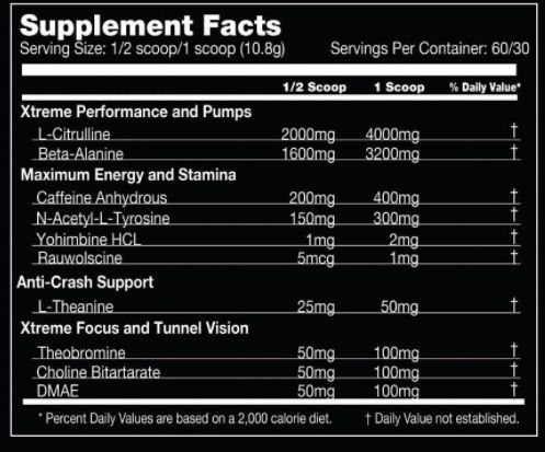 PRE-TREINO SMASH-XTREME 60 DOSES - KRONO LABZ