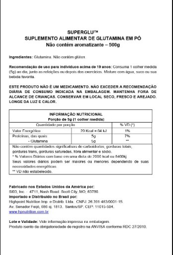 SUPER GLU ULTRA-PURE GLUTAMINE 500 GR - SYNTRAX