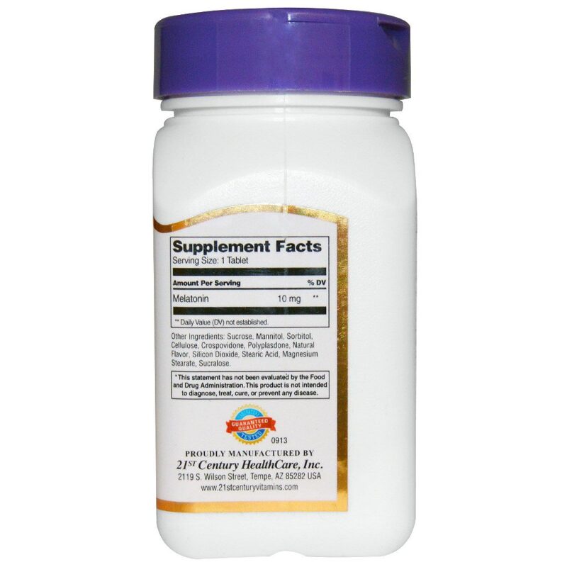 MELATONINA 10 MG 120 TABLETS - 21ST CENTURY