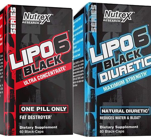 COMB...X NUTREX LIPO-6-PRETO-UC-(60 CAPSULAS)+ DIURETICO 60 CÁPSULAS - NUTREX