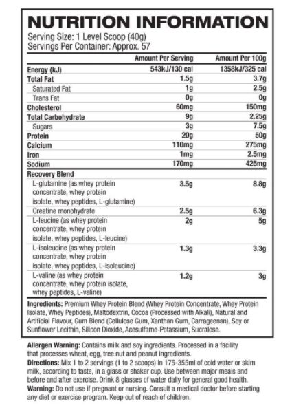 100% WHEY PROTEIN PREMIUM PLUS 2.27 KG - MUSCLETECH