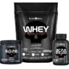 WHEY 900 GR + BCAA 100 CAPSULAS + BOPE PRE-TREINO - BLACK SKULL