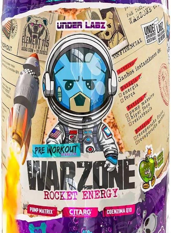 WARZONE ROCKET ENERGY 450 GR (COSMIC FRUIT) - UNDER LABZ