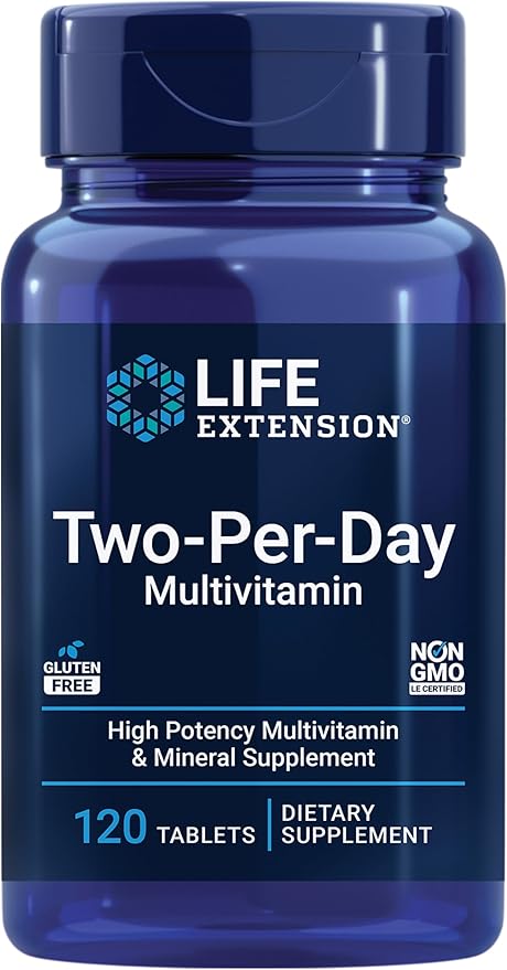 TWO PER DAY 120 TABLETS - LIFE EXTENSION