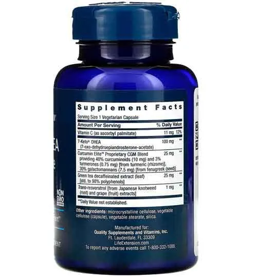 7-KETO 100 MG 60 CAPS - LIFE EXTENSION