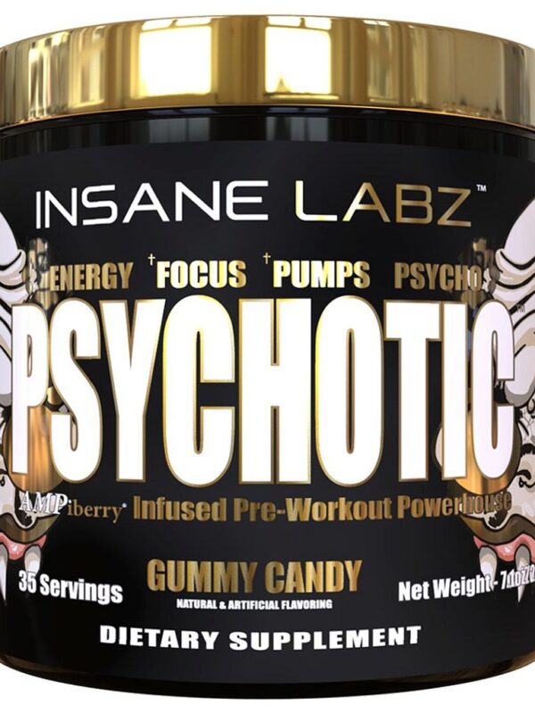 PSYCHOTIC GOL-D PRE-TREINO 214 GR - INSANE LABZ IMPORTADO