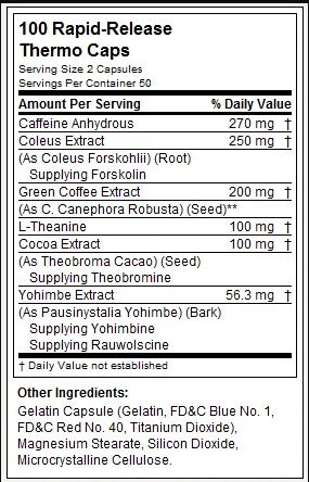 HYDROXYCUT| HARDCORE ( 100 CAPSULAS) - MUSCLETECH