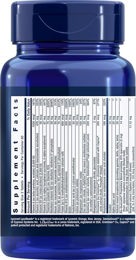 TWO PER DAY 120 TABLETS - LIFE EXTENSION