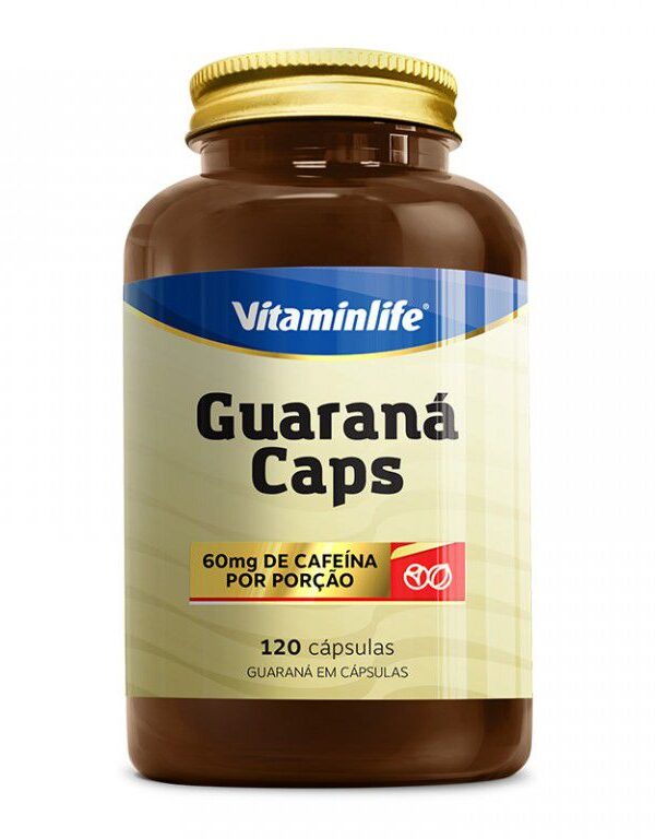 GUARANÁ 120 CÁPSULAS - VITAMINLIFE