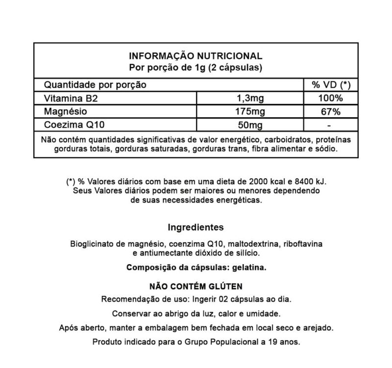 COQ10- Coenzima Q10 COM VITAMINA B-12 ( 60 CÁPSULAS ) - FANVITA
