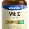 VITAMINA E 400 UI 60 SOFTGELS - VITAMINLIFE