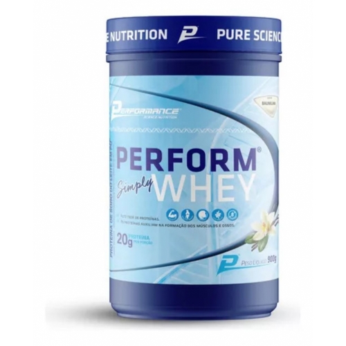 PERFORM SIMPLY WHEY 900 GR (BAUNILHA) - PERFORMANCE NUTRITION