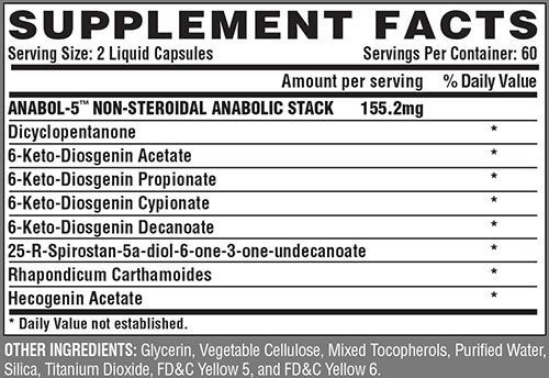 ANAB-5 120 CAPSULAS - NUTREX ( VENC 10/2021)