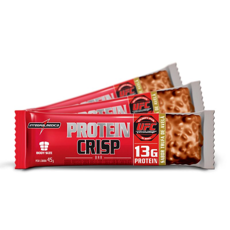 PROTEIN CRISP CAIXA 12 BARRAS - INTEGRAL MÉDICA