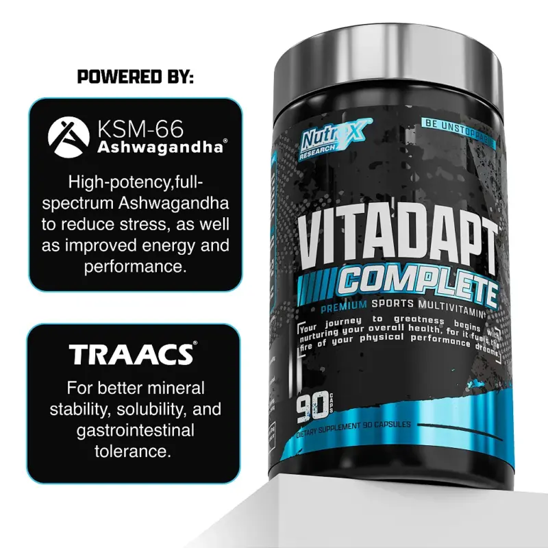 VITADAPT 90 CAPSULAS ( MULTIVITAMINICO IMPORTADO) - NUTREX