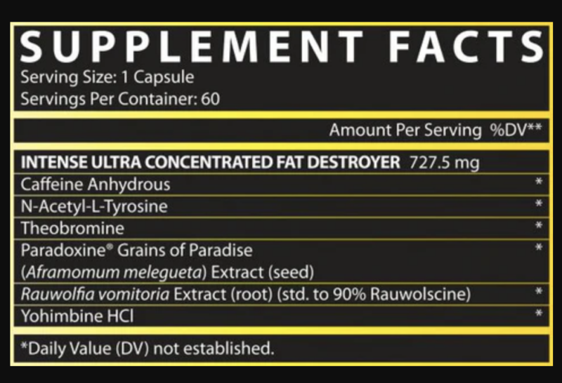 LIPO 6 BLACK INTENSE ULTRA CONCENTRADO 60 CAPS - NUTREX