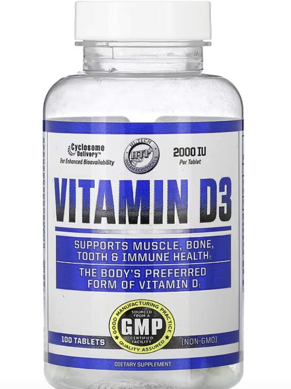 VITAMINA D3 2.000 UI 100 CAPS - HITECH