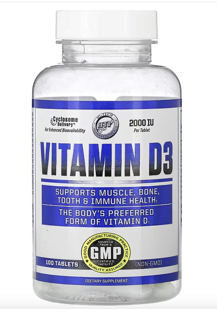 VITAMINA D3 2.000 UI 100 CAPS - HITECH
