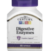 DIGESTIVES ENZYMES 60 CAPSULAS - 21ST CENTURY