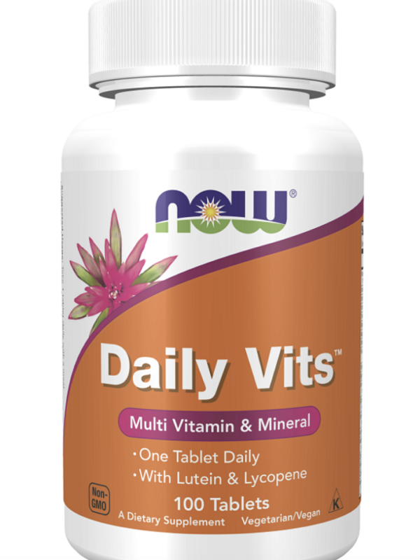 DAILY VITS NOW 100 TABLETS- NOW FOODS