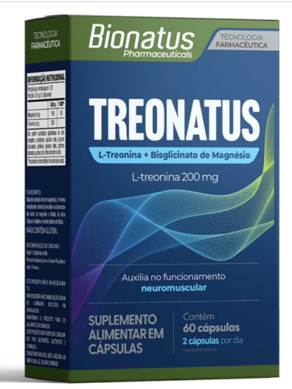 TREONATUS L-TREONINA + BISGLICINATO DE MAGNESIO 60 CAPS - BIONATUS