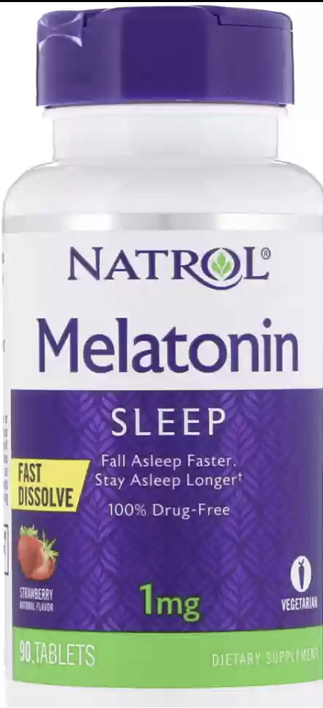 INDUTOR DE SONO... 1MG SLEEP FAST DISSOLVE 90 TABLETS - NATROL