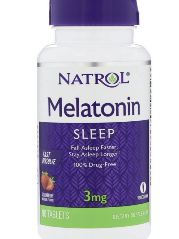MELATONINA 3MG SLEEP FAST DISSOLVE 90 TABLETS - NATROL