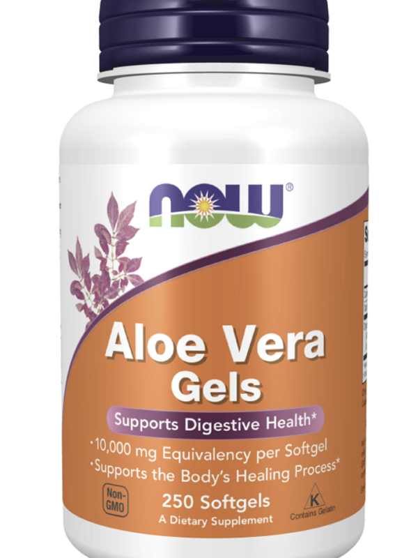 ALOE VERA 250 CAPS GEL 10.000 MG - NOW