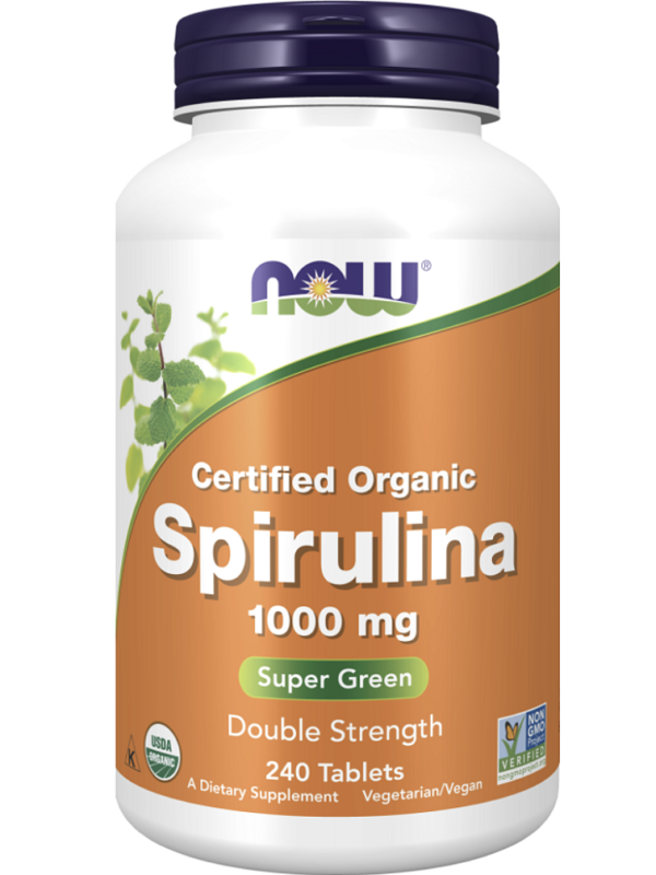 SPIRULINA DOUBLE STRENGTH 1000 MG 240 TAB - NOW FOODS