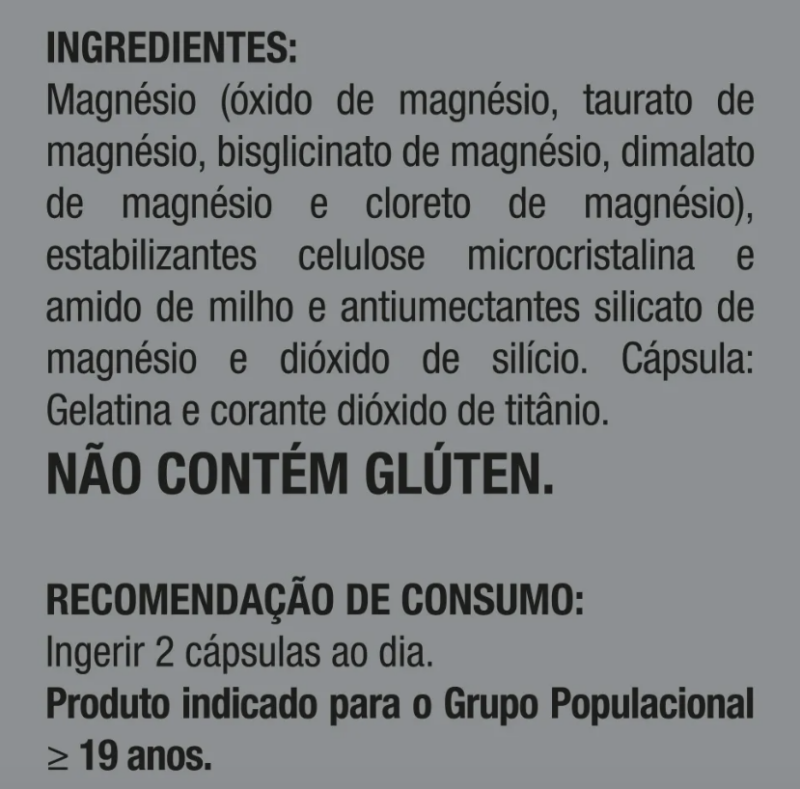 MAGNESIUM SOURCE 5+ 60CAPS - BIONATUS
