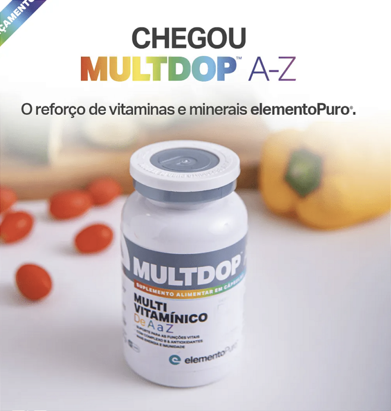 MULTDOP - MULTIVITAMINICO A-Z 60 CAPS - ELEMENTO PURO