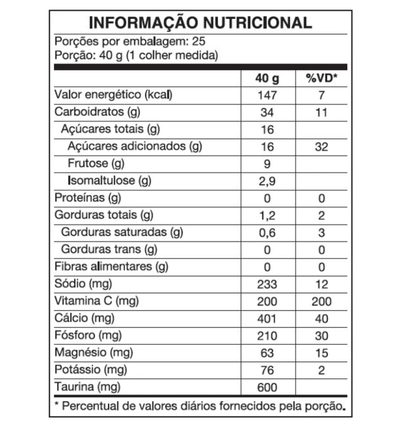ENDURANCE EXTREME ENERGY 1000 GR ABACAXI - VITAFOR