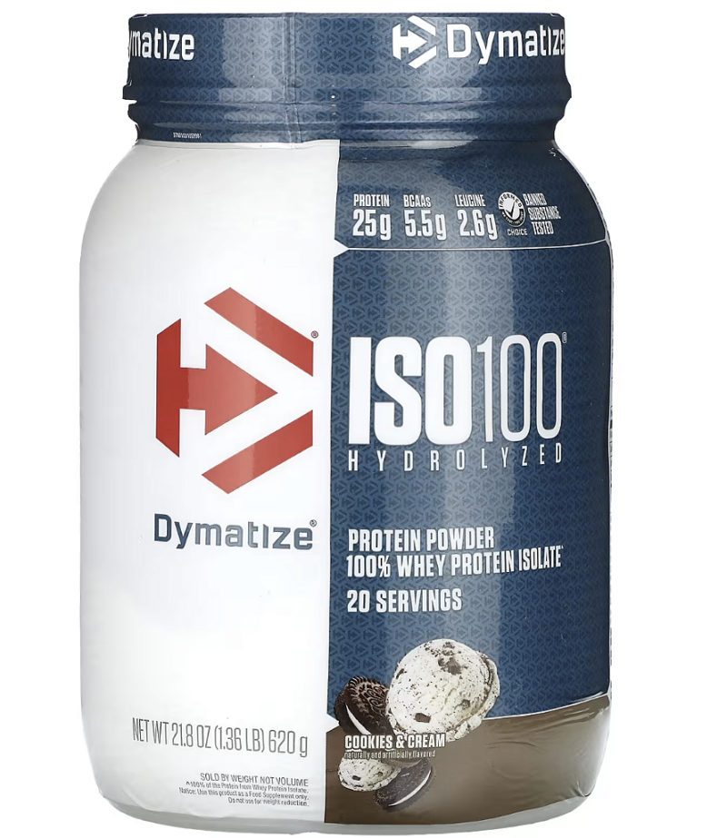 ISO 100 WHEY ISOLADO HIDROLISADO 640 GR (CHOCOLATE) - DYMATIZE NUTRITION