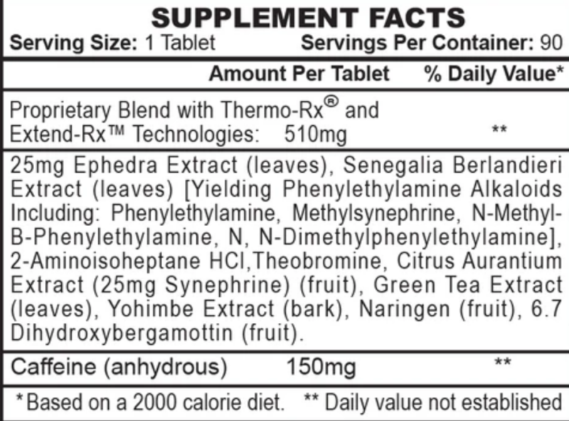ENER-EM-COMP STIMEREX - 90 TABLETS - HITECH