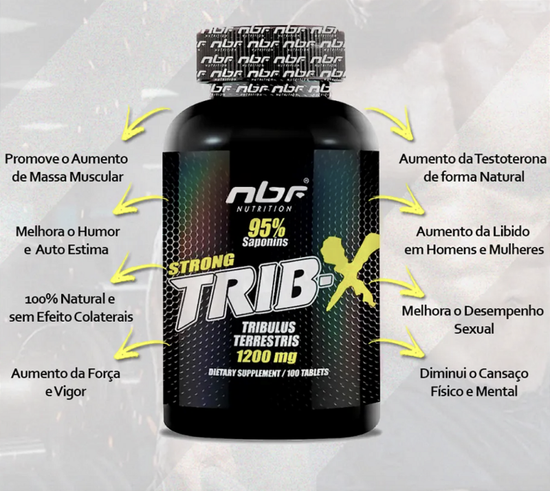 STRONG TRIB-X 100 TABLETS 1200 MG - NBF NUTRITION