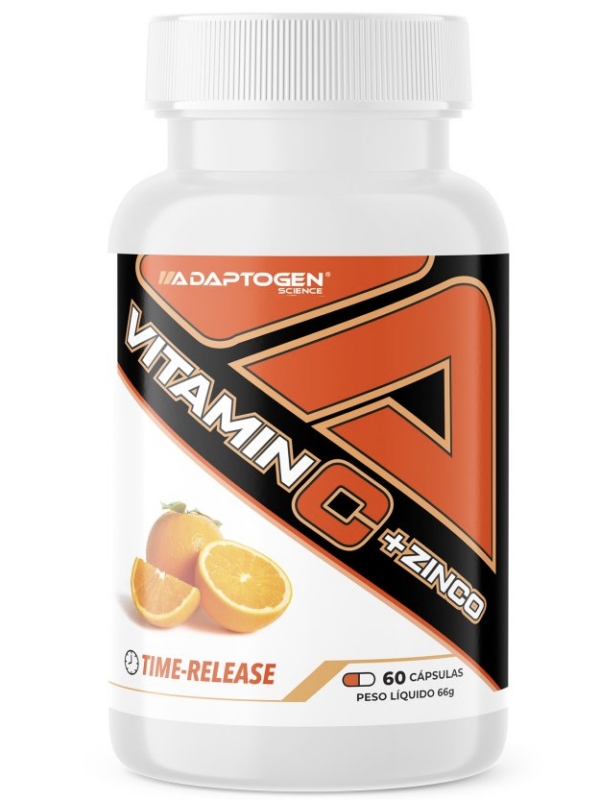 VITAMINA C + ZINCO 60 CÁPSULAS - ADAPTOGEN