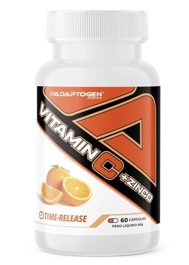 VITAMINA C + ZINCO 60 CÁPSULAS - ADAPTOGEN