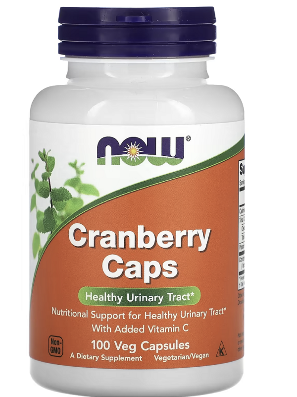 CRANBERRY CAPS 100 CAPS - NOW FOODS