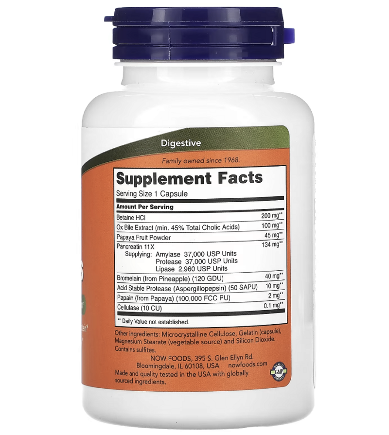 SUPER ENZYMES 90 CAPS - NOW FOODS