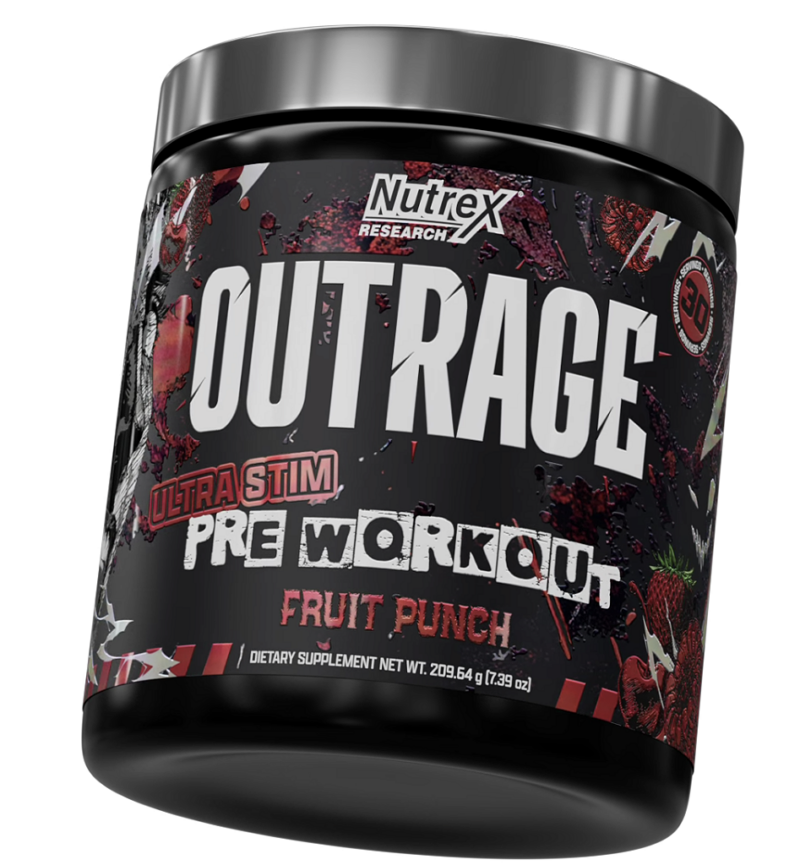 OUTRAGE ULTRA-STIM FRUIT PUNCH - NUTREX (IMPORTADO)