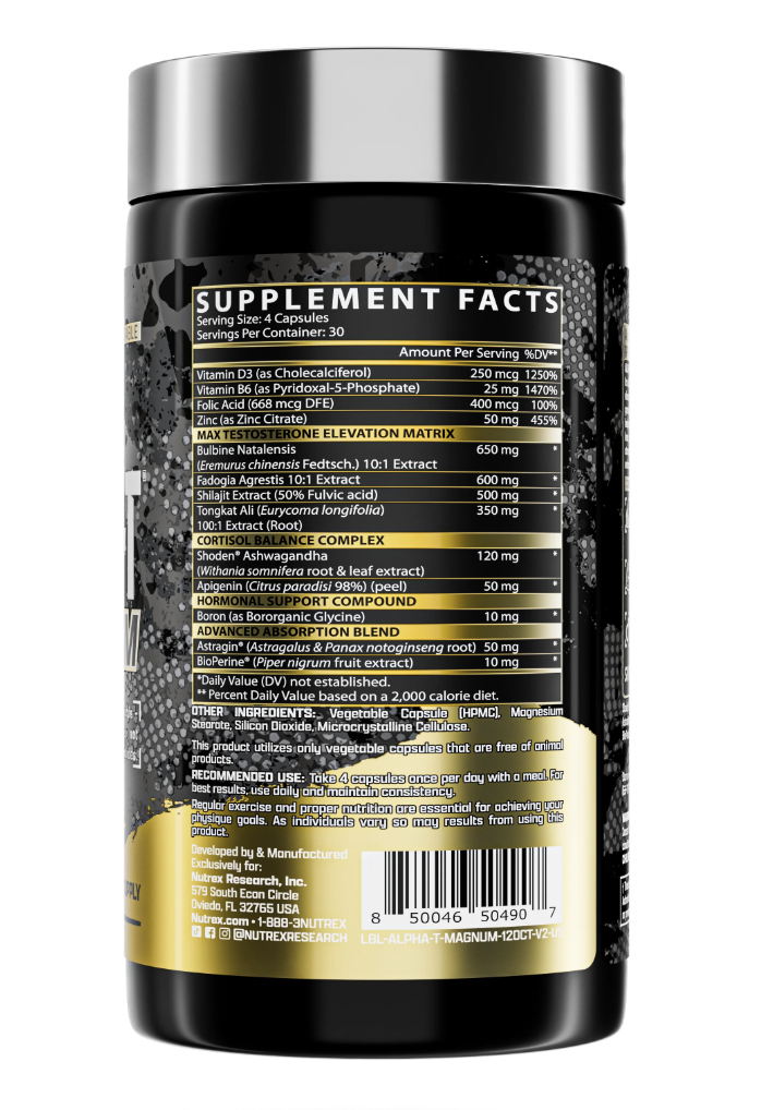 ALPHA-T MAGNUM 120 CAPSULAS - NUTREX