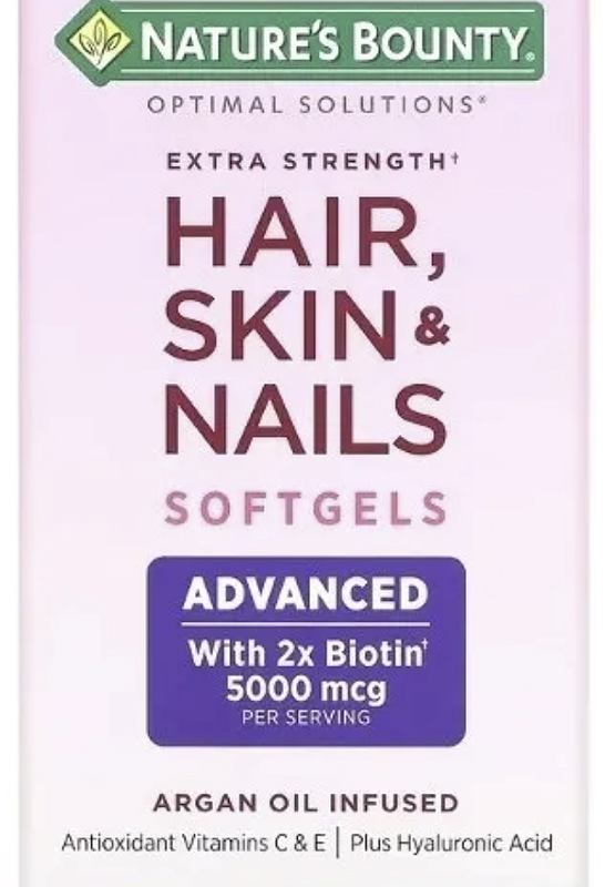 HAIR SKIN E NAILS 150 SOFTGELS - NATURES BOUNTY