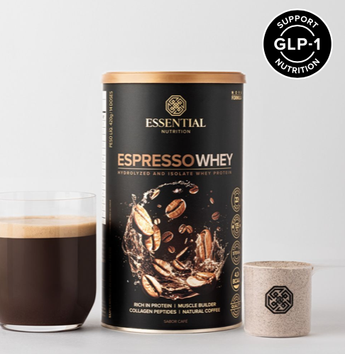 EXPRESSO WHEY CAFE LATA 420 GR 15 DOSES - ESSENTIAL NUTRITION